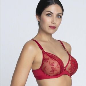 Lise Charmel Sexy AF Red Lace Bra